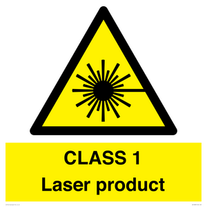CLASS 1 Laser product